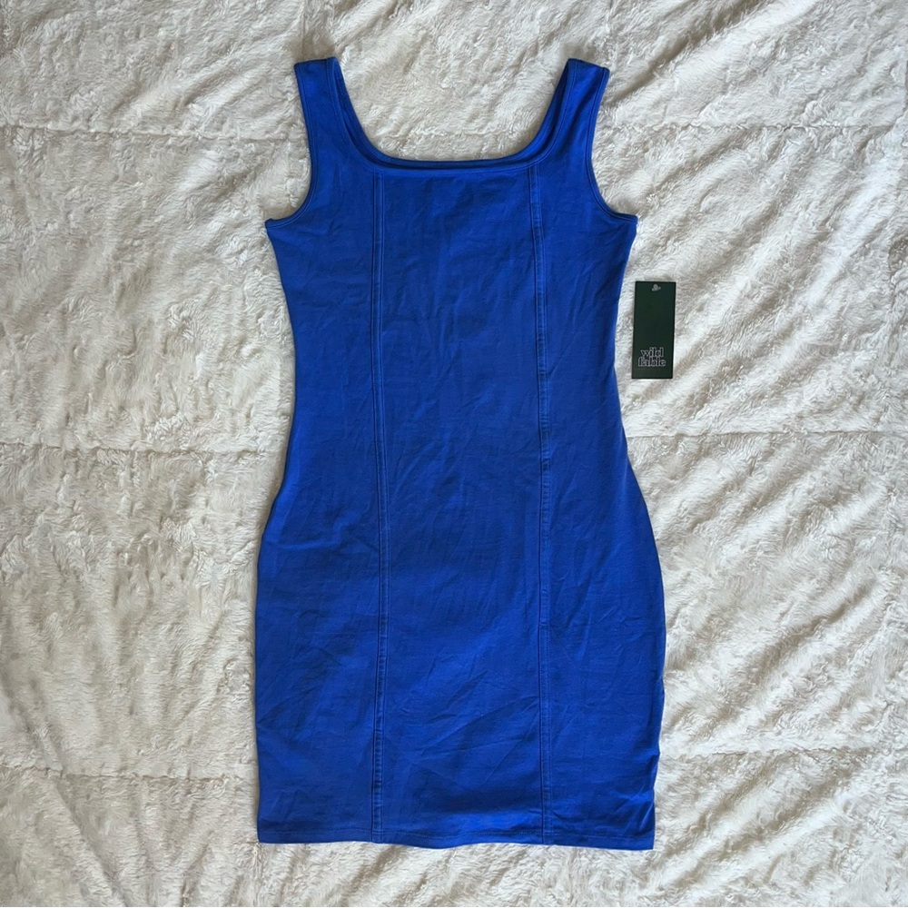 Wild Fable Sleeveless Seamed Bodycon Knit Dress